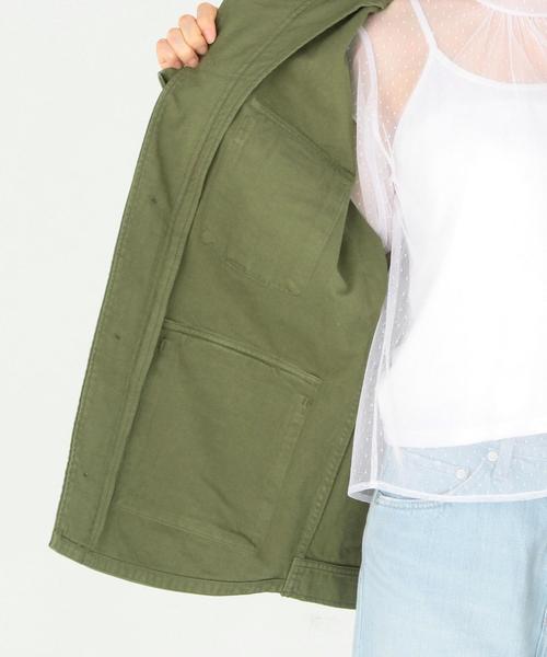 Another Edition（アナザーエディション）の「ミリタリーブルゾン/AEBC MILITARY BLSN◆（ミリタリージャケット・レディース・ブラック/オリーブ/ケリー・FREE）」の19枚目の写真