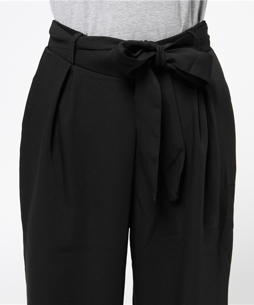 archives（アルシーヴ）の「ダブルクロスリボンワイドパンツ（その他パンツ・レディース・ブラック/ベージュ/オレンジ/グレー・MEDIUM）」の8枚目の写真