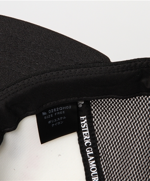 HYSTERIC GLAMOUR(ヒステリックグラマー)の「HYS COLLEGE PARTY pt メッシュCAP(キャップ・メンズ・レッド/グリーン/ネイビー/ブラック・FREE)」の10枚目の写真