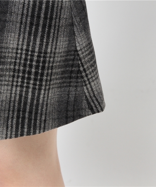 JILL by JILL STUART（ジルバイジルスチュアート）の「PLEATS WRAP SKIRT（スカート・レディース・ブラック/グレー・SMALL/MEDIUM）」の9枚目の写真