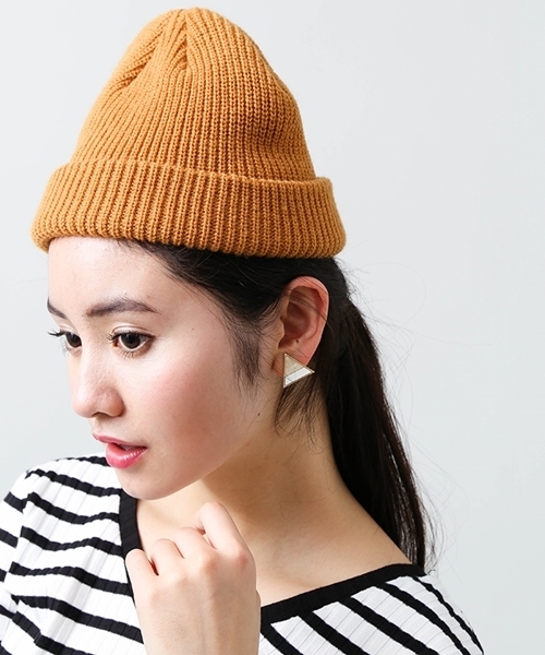 WEGO(ウィゴー)の「WEGO/ショートニットキャップ(ニットキャップ/ビーニー・メンズ・ブラック系その他/ブルー系その他/マスタード/ブラック・FREE)」の11枚目の写真