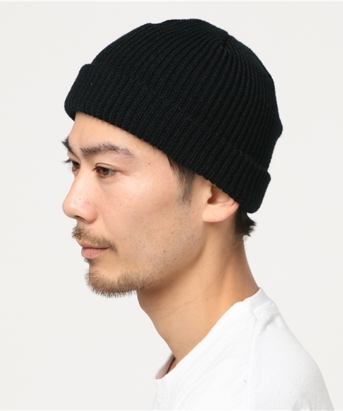 WEGO(ウィゴー)の「WEGO/ショートニットキャップ(ニットキャップ/ビーニー・メンズ・ブラック系その他/ブルー系その他/マスタード/ブラック・FREE)」の7枚目の写真