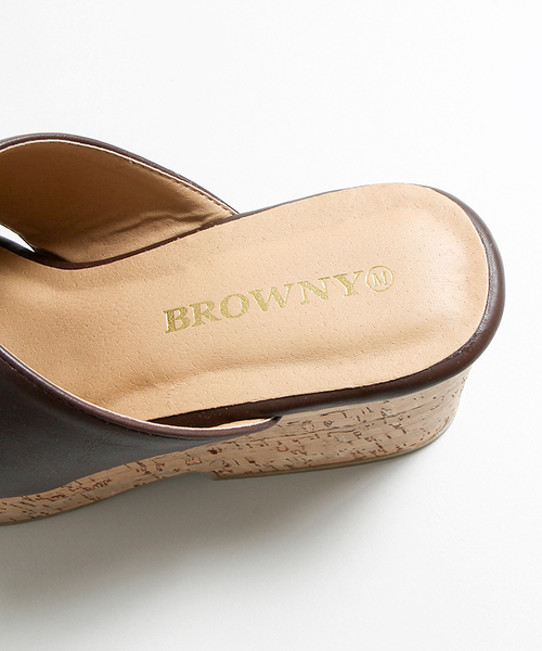 WEGO(ウィゴー)の「WEGO/クロスウェッジサンダル(サンダル・レディース・ホワイト/ブラウン/ブラック・MEDIUM/LARGE)」の8枚目の写真