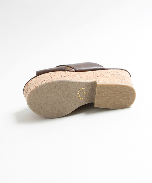 WEGO(ウィゴー)の「WEGO/クロスウェッジサンダル(サンダル・レディース・ホワイト/ブラウン/ブラック・MEDIUM/LARGE)」の9枚目の写真