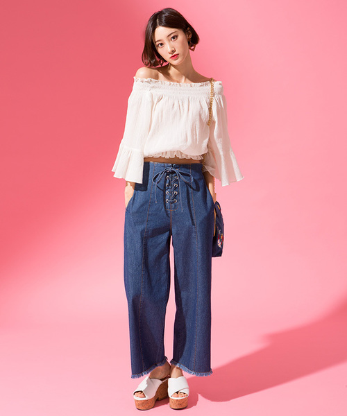 WEGO(ウィゴー)の「WEGO/クロスウェッジサンダル(サンダル・レディース・ホワイト/ブラウン/ブラック・MEDIUM/LARGE)」の14枚目の写真