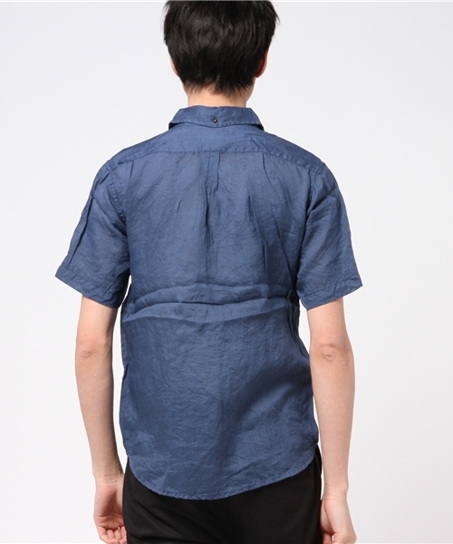 dip(ディップ)の「【dip】ディップ/ リネン 半袖シャツ(シャツ/ブラウス・メンズ・レッド/インディゴブルー・LARGE/MEDIUM/SMALL)」の8枚目の写真