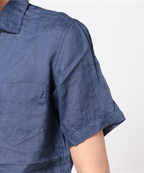 dip(ディップ)の「【dip】ディップ/ リネン 半袖シャツ(シャツ/ブラウス・メンズ・レッド/インディゴブルー・LARGE/MEDIUM/SMALL)」の10枚目の写真