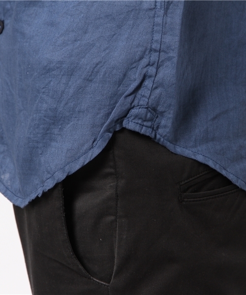 dip(ディップ)の「【dip】ディップ/ リネン 半袖シャツ(シャツ/ブラウス・メンズ・レッド/インディゴブルー・LARGE/MEDIUM/SMALL)」の5枚目の写真