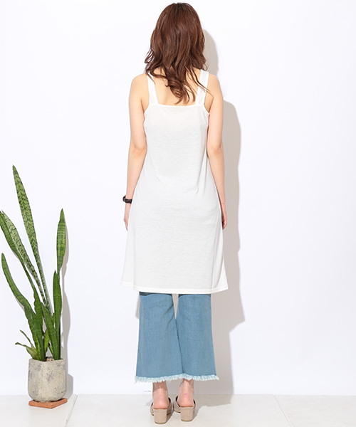 natural couture(ナチュラルクチュール)の「レース前後2WAYワンピース(ワンピース・レディース・アイボリー/ブラック/ピンク・FREE)」の21枚目の写真