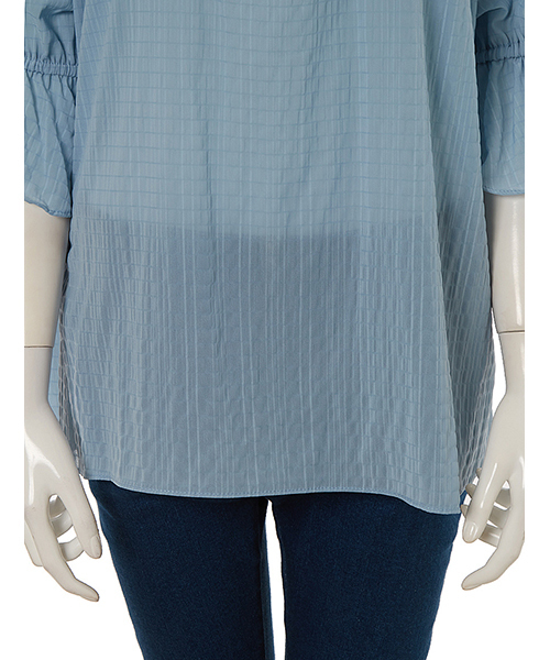 fifth（フィフス）の「ティアードフリルギャザーオフショルブラウス（シャツ/ブラウス・レディース・ホワイト/ベージュ/サックスブルー/ブラック・MEDIUM）」の10枚目の写真