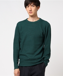 【REQUEST】　12GGワッフル　クルーネックニット