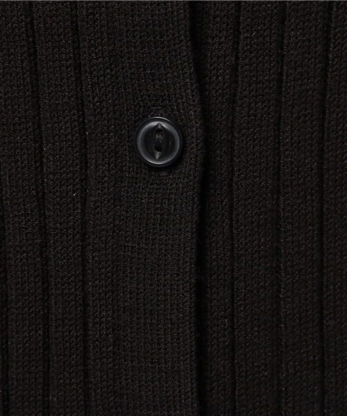 ottilie（オティーリエ）の「リブニットカーディガン（カーディガン/ボレロ・レディース・オフホワイト/ブラック/モカ/グリーン/レッド/グレー・FREE）」の12枚目の写真