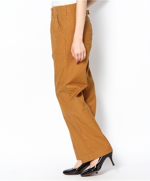 DANTON(ダントン)の「DANTON / canvas pants(その他パンツ・レディース・ブラウン系その他・36)」の2枚目の写真