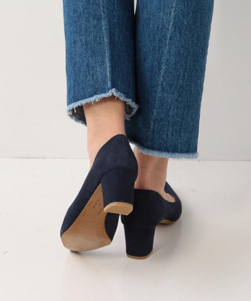 ODETTE E ODILE（オデットエオディール）の「OFD ポインテッドブロックヒール パンプス55↓↑（パンプス・レディース・ブラック/ネイビー/パープル/ターコイズブルー/モカ/オフホワイト/その他1/ライトグレー・21.5㎝/24.5cm/24cm/22cm/23.5cm/25cm/23cm/22.5cm）」の14枚目の写真