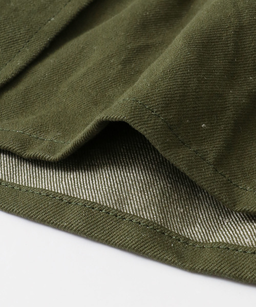 audrey and john wad（オードリーアンドジョンワッド）の「Audrey and John Wad　綿麻ヘビーチノワッシャーブルゾン∴（ブルゾン・レディース・オリーブ・ONE）」の16枚目の写真