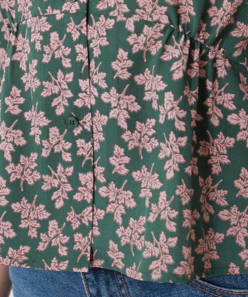 N.（N. Natural Beauty Basic）（エヌエヌナチュラルビューティーベーシック）の「◆オープンカラーボレロ（シャツ/ブラウス・レディース・ブラック系その他/グリーン系その他・MEDIUM）」の14枚目の写真