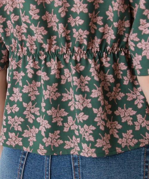 N.（N. Natural Beauty Basic）（エヌエヌナチュラルビューティーベーシック）の「◆オープンカラーボレロ（シャツ/ブラウス・レディース・ブラック系その他/グリーン系その他・MEDIUM）」の15枚目の写真