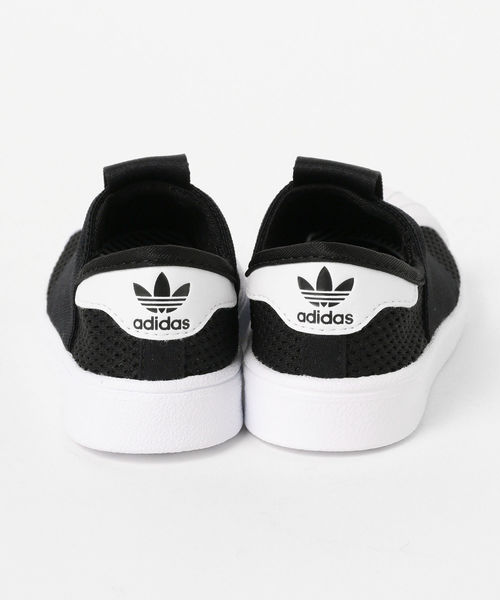 こども ビームス（コドモビームス）の「adidas / オリジナルス スーパースター SS SMR360 I 18 (ユニセックス 12～16.5cm)（スニーカー・キッズ・ブラック/ブルー・12/15 /13/14/16/14.5/15.5/13.5/16.5）」の9枚目の写真