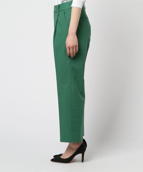 SHIPS(シップス)の「ソリッドテーパードパンツ(その他パンツ・レディース・グリーン/ブラック・34/38/36)」の3枚目の写真