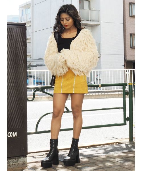 EVRIS（エヴリス）の「レースアップショートブーツ（ブーツ・レディース・ブラック/ボルドー・SMALL/MEDIUM/LARGE）」の19枚目の写真
