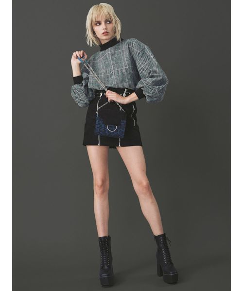 EVRIS（エヴリス）の「レースアップショートブーツ（ブーツ・レディース・ブラック/ボルドー・SMALL/MEDIUM/LARGE）」の9枚目の写真