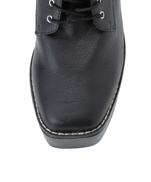 EVRIS（エヴリス）の「レースアップショートブーツ（ブーツ・レディース・ブラック/ボルドー・SMALL/MEDIUM/LARGE）」の14枚目の写真