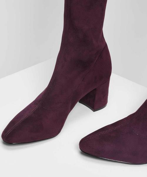 CHARLES & KEITH(チャールズ & キース)の「クラシックニーブーツ / Classic Knee Boots(ブーツ・レディース・ブラック/パープル・23cm/23.5cm/24.5cm/25cm)」の11枚目の写真