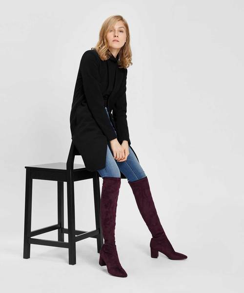 CHARLES & KEITH(チャールズ & キース)の「クラシックニーブーツ / Classic Knee Boots(ブーツ・レディース・ブラック/パープル・23cm/23.5cm/24.5cm/25cm)」の14枚目の写真