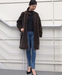 YECCA VECCA | ・エコファーコート(ダウンジャケット/コート)