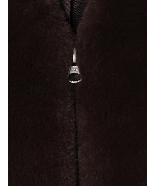 YECCA VECCA（イェッカヴェッカ）の「・エコファーコート（ダウンジャケット/コート・レディース・ベージュ/ブラウン・FREE）」の14枚目の写真