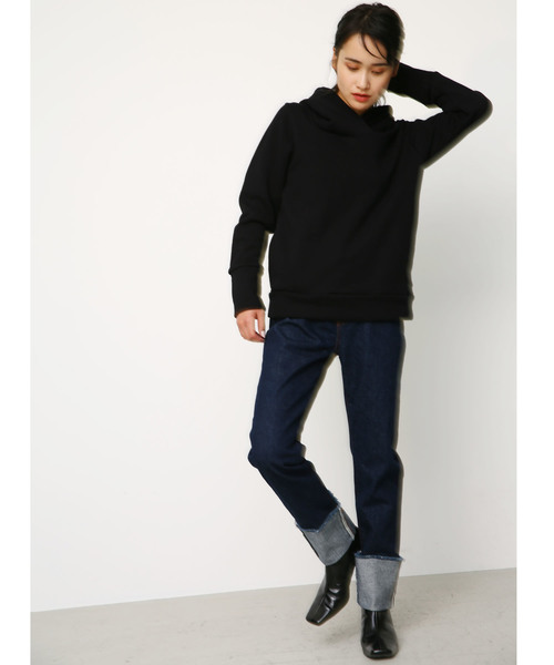BLACK BY MOUSSY(�u���b�N�o�C�}�E�W�[)��roll up denim(�f�j���p���c)