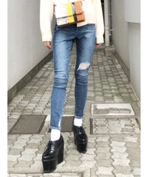 ヘムクラッシュスキニーDENIM PT