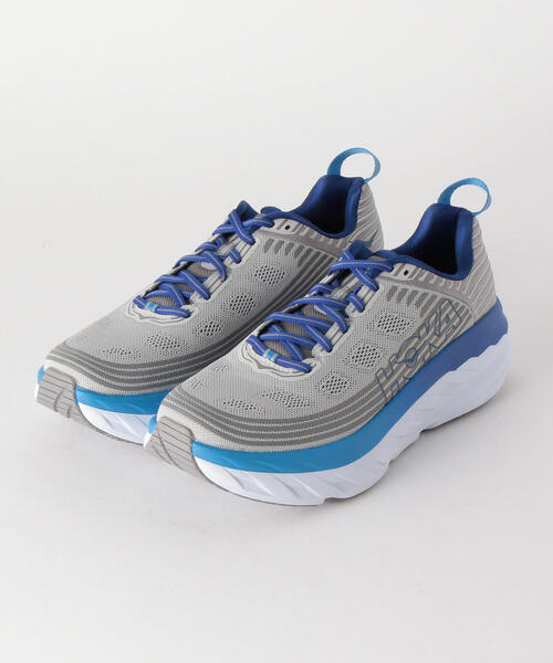 HOKA（ホカ）の「＜HOKA ONE ONE®＞ BONDI 6/スニーカー（スニーカー・メンズ・ライトグレー/ブラック・10/8/11/9）」の5枚目の写真