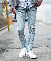 GOSTAR DE FUGA | 立体加工デニムパンツ(デニムパンツ)