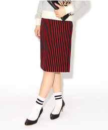 Ray BEAMS | □Ray BEAMS / ストライプ タイトスカート(スカート)