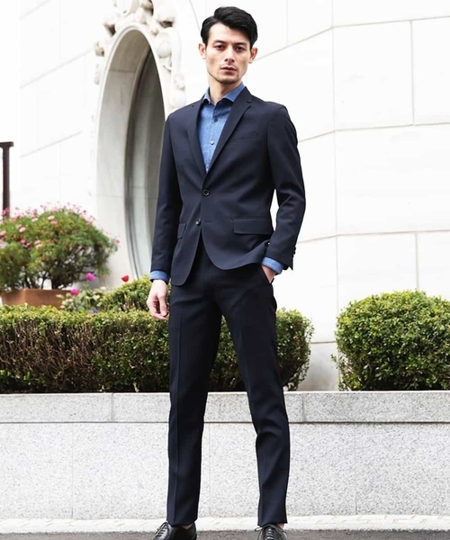 MICHEL KLEIN HOMME (ミッシェルクランオム)の「ジャケット(TRABESTドビー)(その他アウター・メンズ・ネイビー・46/48/51)」の5枚目の写真