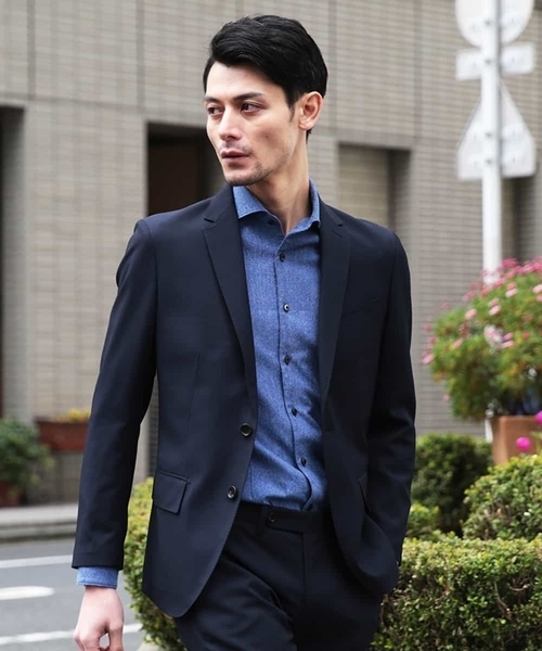 MICHEL KLEIN HOMME (ミッシェルクランオム)の「ジャケット(TRABESTドビー)(その他アウター・メンズ・ネイビー・46/48/51)」の7枚目の写真