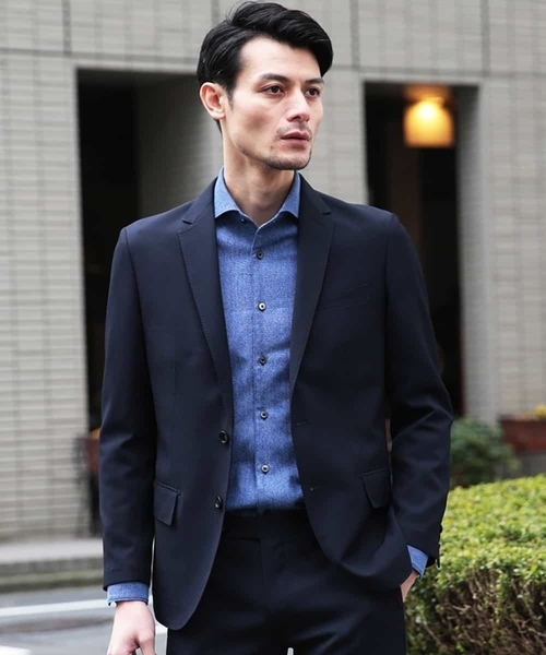 MICHEL KLEIN HOMME (ミッシェルクランオム)の「ジャケット(TRABESTドビー)(その他アウター・メンズ・ネイビー・46/48/51)」の8枚目の写真