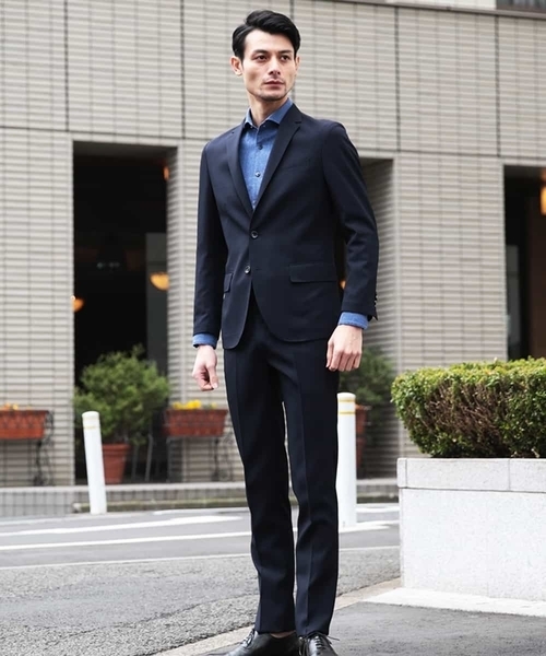 MICHEL KLEIN HOMME (ミッシェルクランオム)の「ジャケット(TRABESTドビー)(その他アウター・メンズ・ネイビー・46/48/51)」の9枚目の写真
