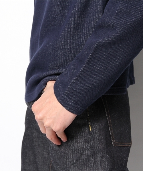 HYSTERIC GLAMOUR（ヒステリックグラマー）の「COLLEGE #2 pt VネックT-SH（Tシャツ/カットソー・メンズ・ピンク/ネイビー/チャコールグレー・LARGE/MEDIUM/SMALL）」の8枚目の写真