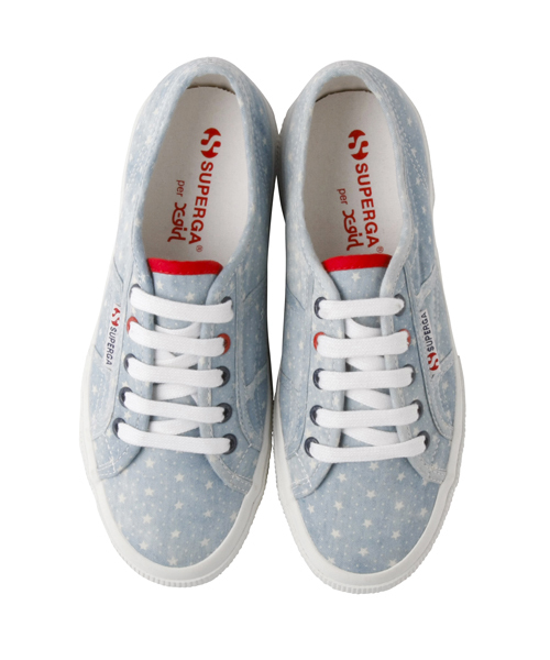 X-girl(エックスガール)の「X-girl SUPERGA 2750(スニーカー・レディース・ライトインディゴブルー・36/37/39/38)」の3枚目の写真