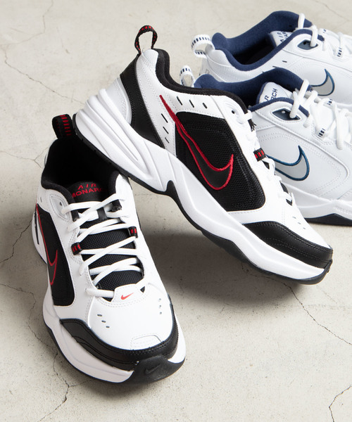 NIKE（ナイキ）の「WEGO/NIKE AIR MONARCH IV（スニーカー・メンズ・ホワイト/ブラック・MEDIUM/LARGE）」の2枚目の写真