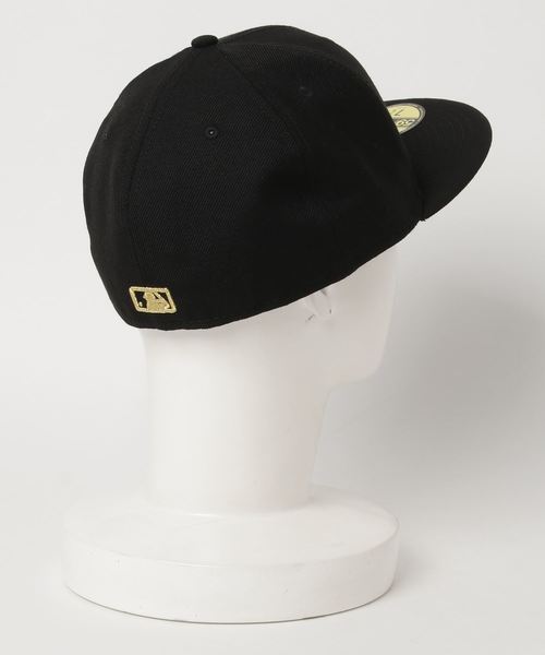 NEW ERA（ニューエラ）の「キャップ NEW ERA 5950 11308572 NEYYAN（キャップ・メンズ・ブラック×ゴールド・7 1/4/7 3/8）」の2枚目の写真