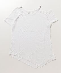 肩あき半袖Tシャツ
