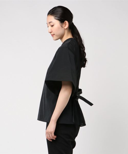 M/M ATTACHMENT（エムエムアタッチメント）の「【M/M ATTACHMENT】ワイドペプラムTOPS（シャツ/ブラウス・レディース・ブラック・2）」の3枚目の写真