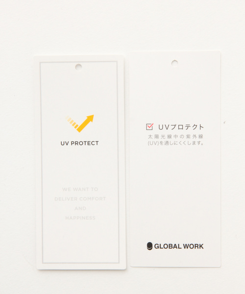 GLOBAL WORK（グローバルワーク）の「スラブテンジクノースリーブ【UVケア】/836570（Tシャツ/カットソー・レディース・ホワイト/ブラック/ベージュ/イエロー・MEDIUM/LARGE）」の15枚目の写真