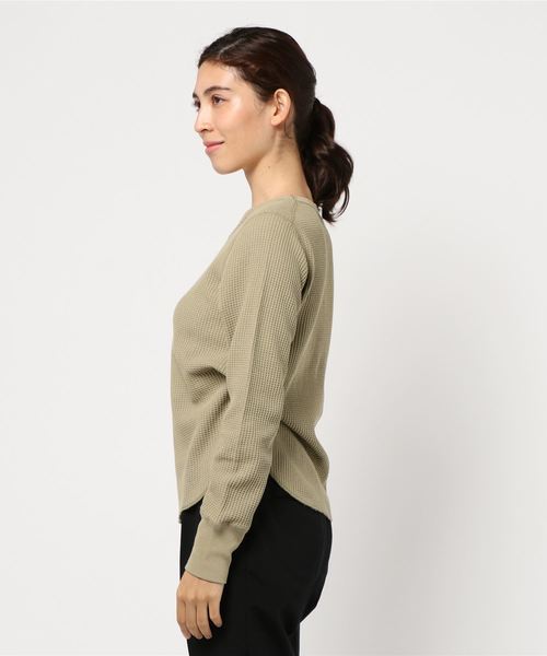 SLOBE IENA - SLOBE IENA ランダムワッフルT ホワイト スローブ イエナ SLOBE IENA 《追加予約》1ST ETOILE Tシャツ