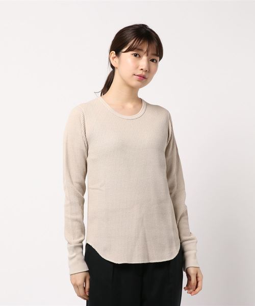 「SLOBE IENA」 長袖カットソー - ブラック レディース SLOBE IENA（スローブイエナ）の「【Champion/チャンピオン