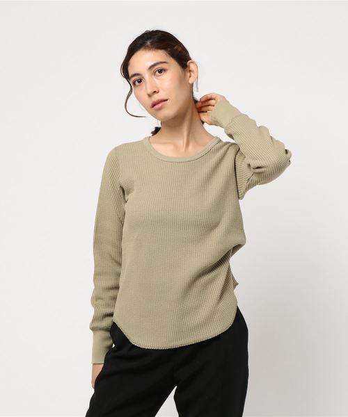 SLOBE IENA - SLOBE IENA ランダムワッフルT ホワイト スローブ イエナ SLOBE IENA 《追加予約》1ST ETOILE Tシャツ