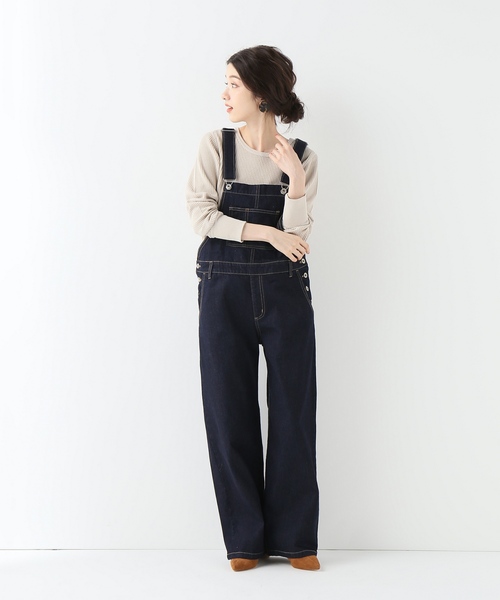 SLOBE IENA(スローブイエナ)の「ベーシックワッフルロンT◆(Tシャツ/カットソー・レディース・ブラック/ベージュ/カーキ・FREE)」の17枚目の写真